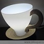 lampada tazza realizzata da ideepercaso